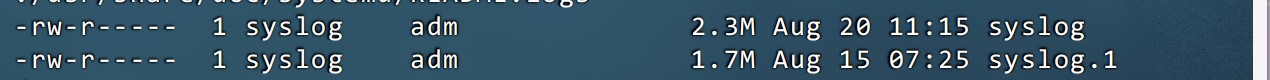 syslog
